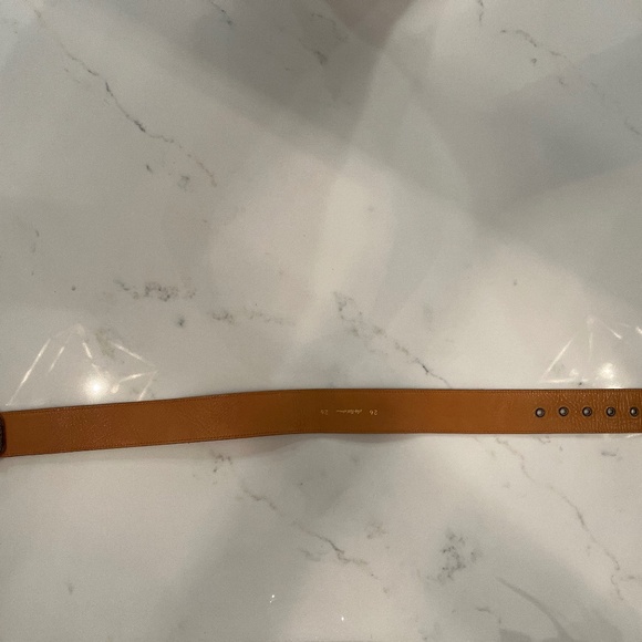 Louis Vuitton Vintage Monogram Belt w/ Brass Tone Buckle and Grommets Pre 1980s - Picture 9 of 11